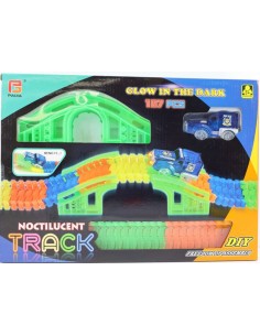 PISTA CON COCHE 157 PZAS CON LUZ LED