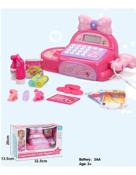 CAJA REGISTRADORA LAZO ROSA