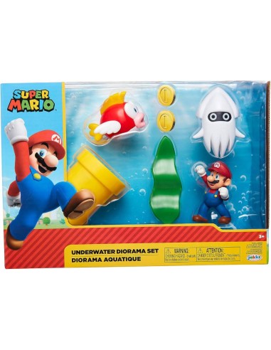 Set Mundo Submarino-super Mario diorama