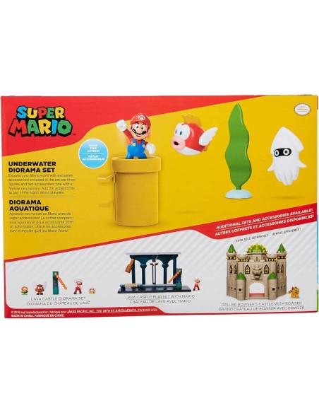 Set Mundo Submarino-super Mario diorama