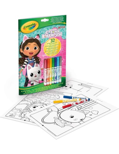 Libro Actividades Y Colorear Gabby Con 7