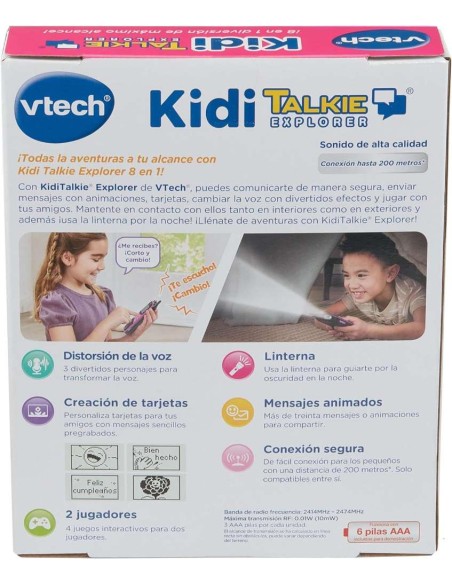 KidiTalkie Explorer rosa
