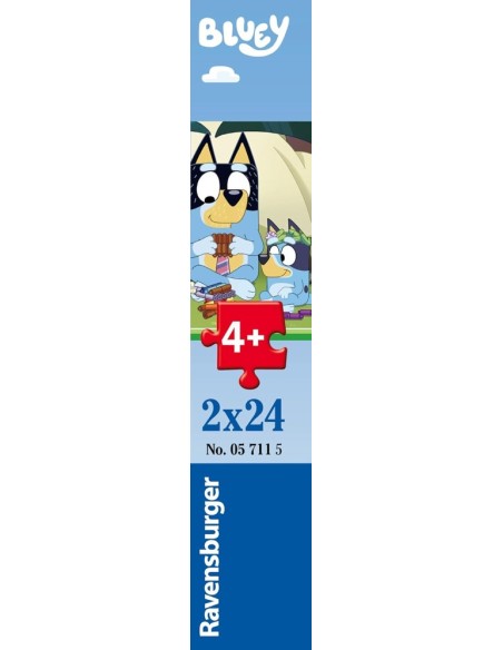 Bluey, 3 Puzzles de 49 piezas