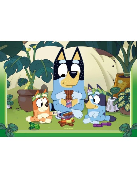 Bluey, 3 Puzzles de 49 piezas