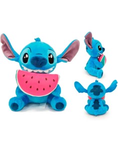 Peluche Stitch con sandía 25 cm