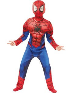 DISFRAZ SPIDERMAN DELUXE 7-8 AÑOS/ 122-1