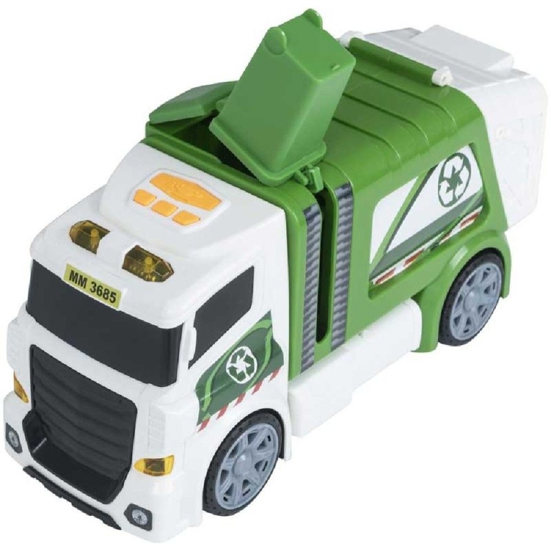 CAMION DE BASURA CON LUZ Y SONIDOS TEAMS