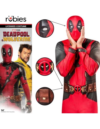 DISFRAZ DEADPOOL CLASSIC AD T.M