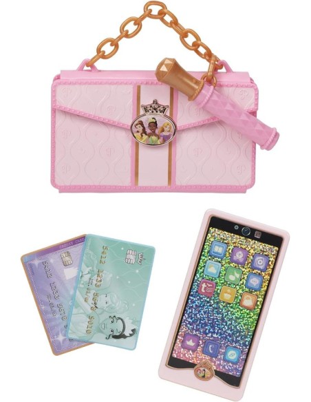 Set bolso + teléfono móvil Princesas Dis