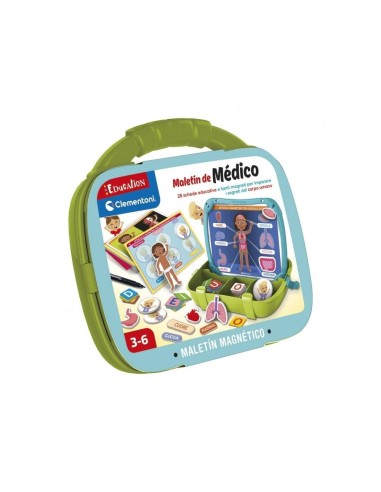 Maletin magnetico de medico educativo
