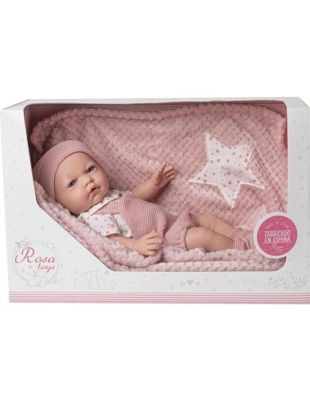 Muñeca reborn recien nacido mantita musi