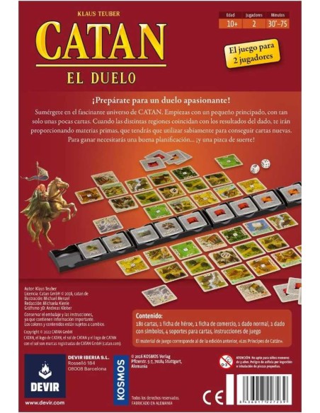 Catan: El Duelo, Juego de Mesa, Juego de