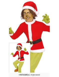 DISFRAZ CHRISTMAS HATER GRINCH 7-9 AÑOS