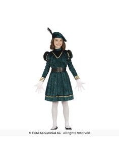 DISFRAZ PAJE VERDE 5-6 AÑOS
