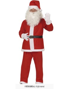 DISFRAZ PAPA NOEL SANTA T.S 46-48