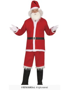 DISFRAZ PAPA NOEL ECONOMICO T.M 48-50