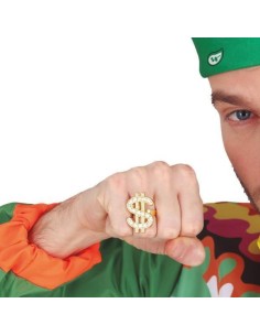 ANILLO "DOLLAR", METALICO