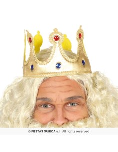 CORONA REY TELA ORO 