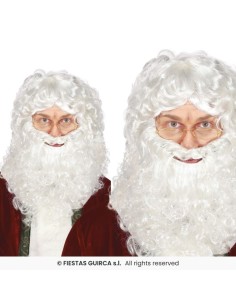 PELUCA CON BARBA PAPA NOEL