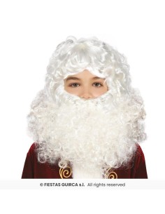 PELUCA Y BARBA PAPA NOEL INFANTIL