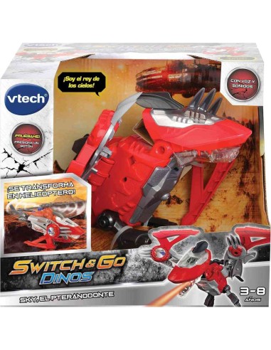 Dinosaurio transformable Switch&Go
