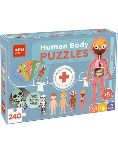 Puzzles educativos Cuerpo Humano