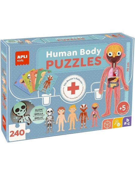 Puzzles educativos Cuerpo Humano