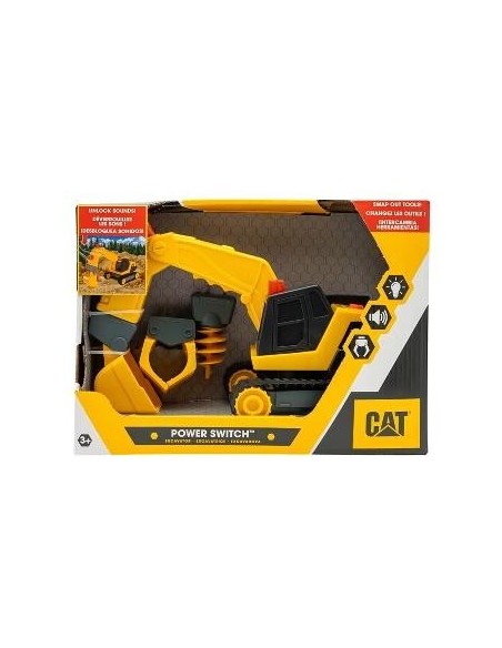CAT - Excavadora con 3 Cabezales