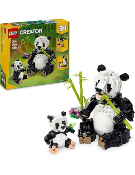 Fauna Salvaje: Familia de Pandas