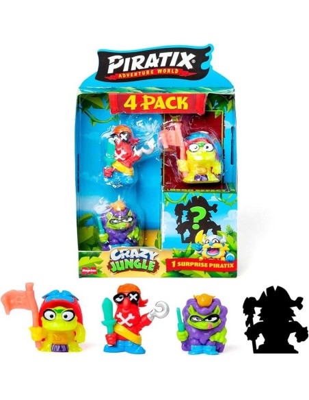 PIRATIX CRAZY JUNGLE - Four Pack Asst.12