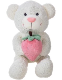 Peluche Oso fresi   90 cm 3 col.- blanco