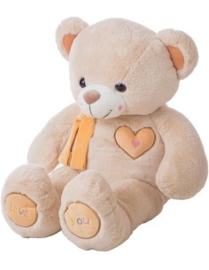 Peluche Oso valentin beig    55 cm
