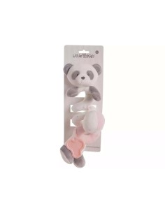 Espiral baby panda rosa 25cm