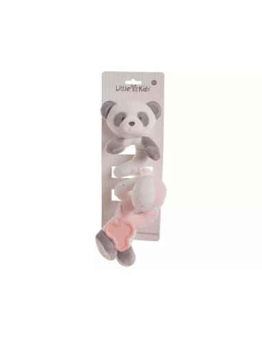 Espiral baby panda rosa 25cm