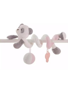 Espiral baby panda rosa 25cm 2