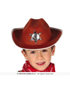 SOMBRERO MARRON SHERIFF INF.