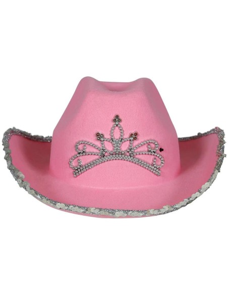 SOMBRERO COWBOY FIELTRO  ROSA, INFANTIL