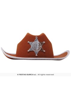 SOMBRERO MARRON SHERIFF INF. 2