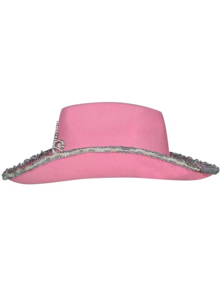 SOMBRERO COWBOY FIELTRO  ROSA, INFANTIL