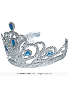 DIADEMA PLATA PIEDRAS AZULES 2