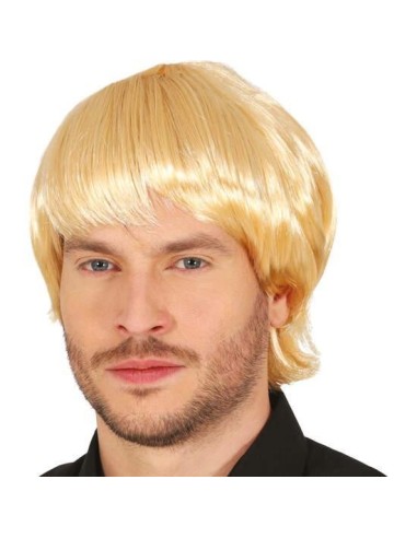 PELUCA CORTA RUBIA HOMBRE