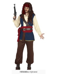 DISFRAZ PIRATA JACK AZUL (L)