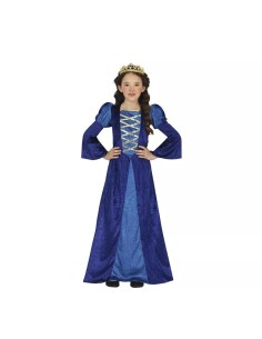 DISFRAZ MEDIEVAL DAMA AZUL 10-12 Años