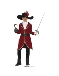 DISFRAZ PIRATA CAPITAN GARFIO 3-4 Años