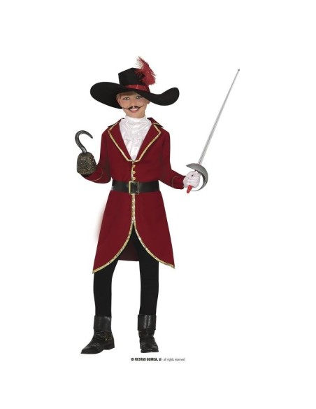 DISFRAZ PIRATA CAPITAN GARFIO 3-4 Años
