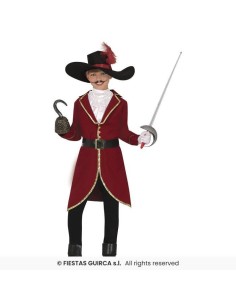 DISFRAZ PIRATA CAPITAN GARFIO 7-9 Años 2