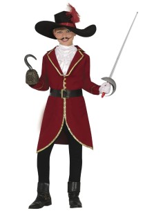 DISFRAZ PIRATA CAPITAN GARFIO 5-6 Años 2