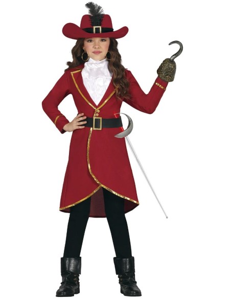 DISFRAZ PIRATA CAPITAN GARFIO 5-6 Años