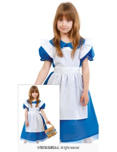DISFRAZ BLUE LITTLE ALICIA 7-9 Años