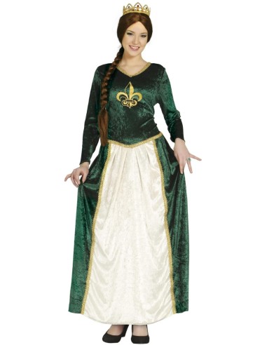 DISFRAZ REINA MEDIEVAL, ADULTA, 44 – 46